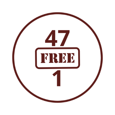 47 Pack Gratis 1 Pack